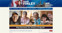 Desktop Screenshot of dianefinley.ca